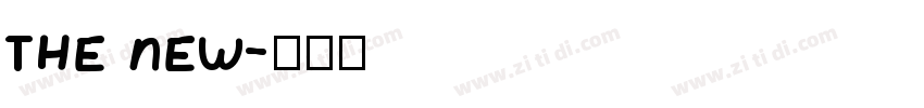 the new字体转换